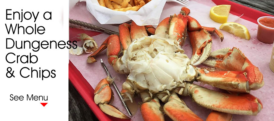 Enjoy a Whole Dungeness Crab and Chips